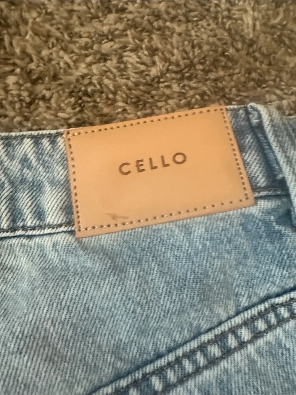 Cello distressed Blue Denim Bermuda Shorts